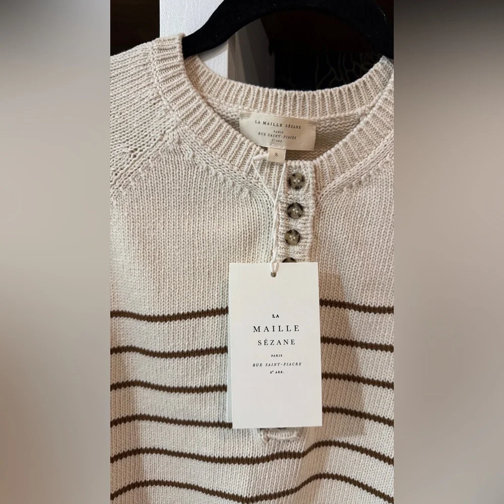 Sezane Leontine Jumper Sweater NWT - Picture 5 of 8